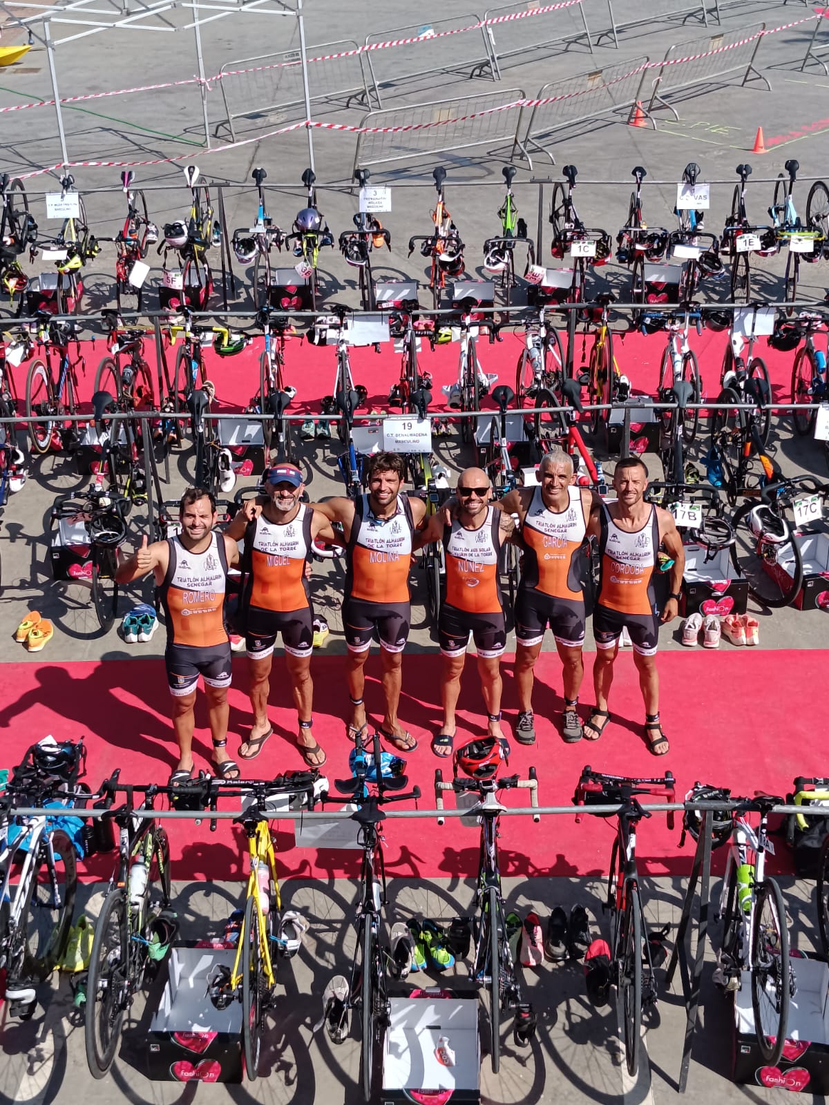 Competición de triatlón